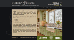 Desktop Screenshot of lorrienhomes.com