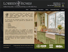 Tablet Screenshot of lorrienhomes.com